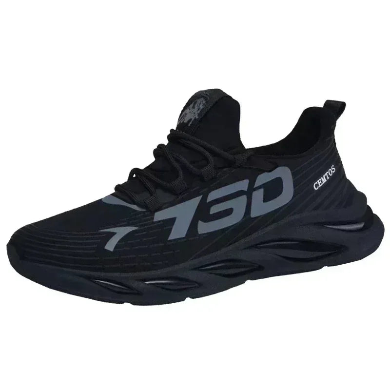 New Summer Mens Breathable Mesh Running Shoes Lightweight Sports Sneakers Fashion Trendy Brand